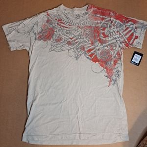NWT Affliction Everlasting t shirt size XL $48 NEW MOdel 100% Cotton